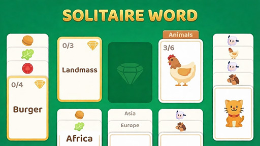 Solitaire Associations Word